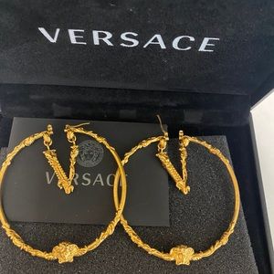 Versace Hoop Earrings *SOLD*